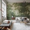 The Vintage Grove, Spring Green Mural Wallpaper - room preview 02