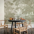 The Vintage Grove, Beige Mural Wallpaper - room preview 02