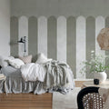 Circus Stripes, Pearl Mural Wallpaper - room preview 02