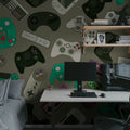 Controls, Lilac Mural Wallpaper - room preview 02
