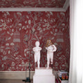 Mystic Garden, Red Mural Wallpaper - room preview 02