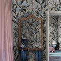 Winding Bloom, Light Blue Mural Wallpaper - room preview 02
