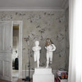 Poetic Flora, Beige Mural Wallpaper - room preview 02