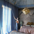 Heavenly Arches, Blue Mural Wallpaper - room preview 02