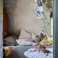 Poetic Trellis, Light Blue Mural Wallpaper - room preview 02