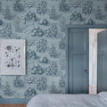 Yggdrasil Forest, Blue Mural Wallpaper - room preview 02