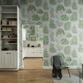 Yggdrasil Forest, Light Green Mural Wallpaper - room preview 02