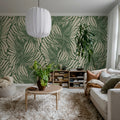 Seagrass, Green Mural Wallpaper - room preview 02