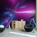 The Speed of Light, Midnight Mural Wallpaper - room preview 02