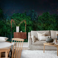 Gaming Woods, Night Mural Wallpaper - room preview 02