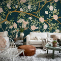 Japanese Garden, Night Mural Wallpaper - room preview 02