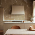 Linear Flow, Brown Mural Wallpaper - room preview 02