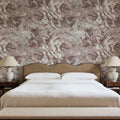 Marble Flow, Pink Mural Wallpaper - room preview 02