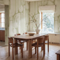 Smooth Brush, Green Mural Wallpaper - room preview 02