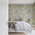 Flowerhaze, Soft Mural Wallpaper - room preview 02
