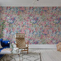 Flowerhaze, Pink Mural Wallpaper - room preview 02