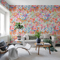 Flowerhaze, Color Mural Wallpaper - room preview 02
