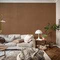 Clay Flow, Mocha Mousse Mural Wallpaper - room preview 02