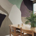 Abstract Fields, Brown Mural Wallpaper - room preview 02