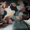 Silent Conversation, Multi Mural Wallpaper - room preview 02