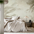 Leafy Dream, Greige Mural Wallpaper - room preview 02