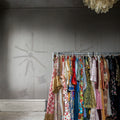 Silenzio, White Mural Wallpaper - room preview 02