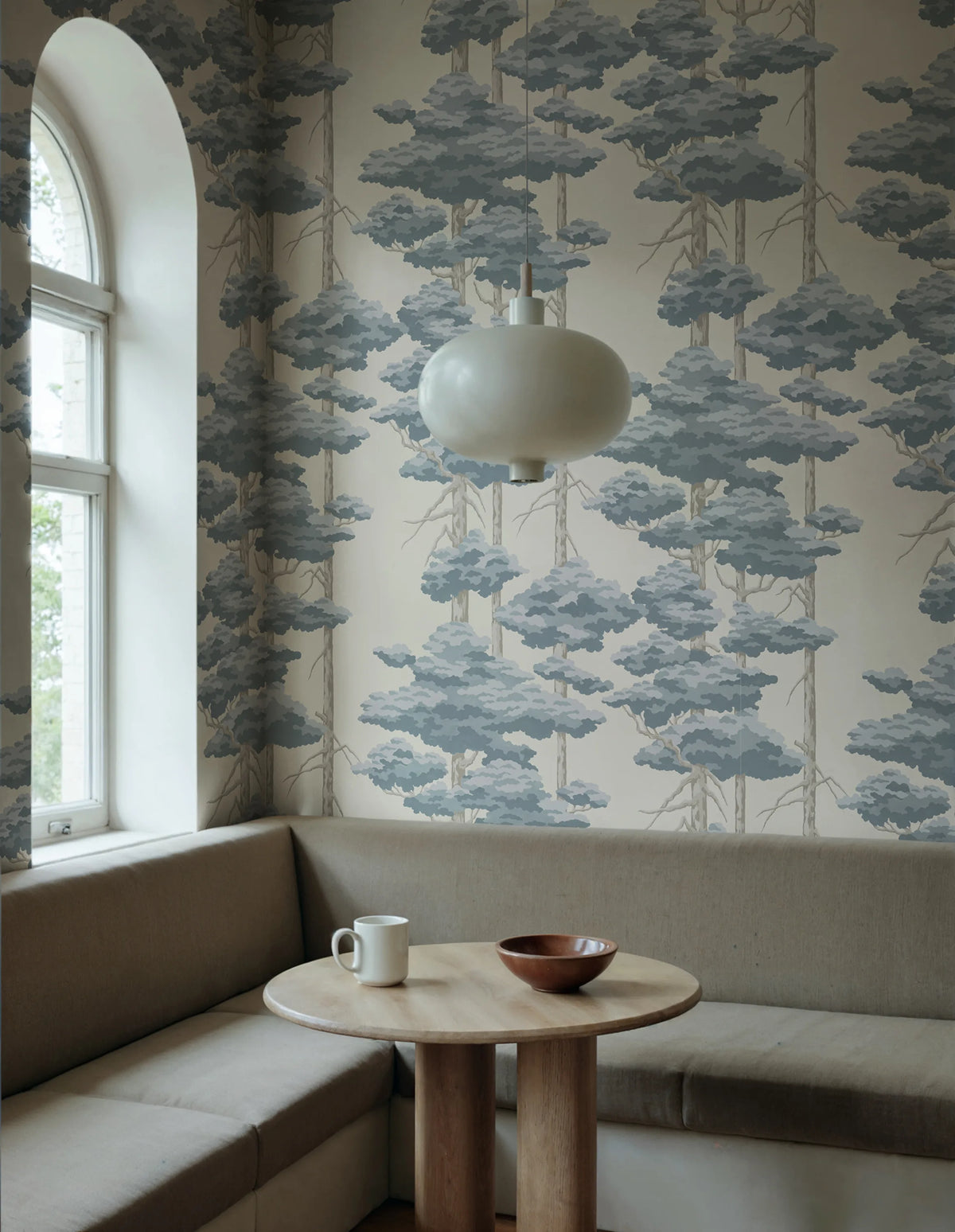 Highland Pines, Sky Mural Wallpaper - room preview 02