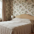 Toile Conversation, Beige Mural Wallpaper - room preview 02