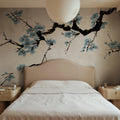 Blush of Spring, Light Blue Mural Wallpaper - room preview 02