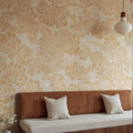 Kumo, Yellow Mural Wallpaper - room preview 02