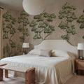 Poetic Trees, Pink Mural Wallpaper - room preview 02
