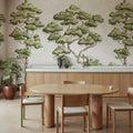 Poetic Trees, Beige Mural Wallpaper - room preview 02