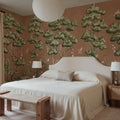 Forest Poem, Rust Mural Wallpaper - room preview 02