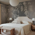 Bambusa, Gray Mural Wallpaper - room preview 02