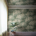 Vintage Foliage, Light Green Mural Wallpaper - room preview 02