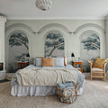 Woodland Arches, Blue Mural Wallpaper - room preview 02