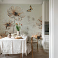 Giant Flowers, Pink Mural Wallpaper - room preview 02