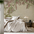 Wisteria Garden, Beige Mural Wallpaper - room preview 02