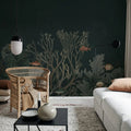 Coral World, Night Mural Wallpaper - room preview 02