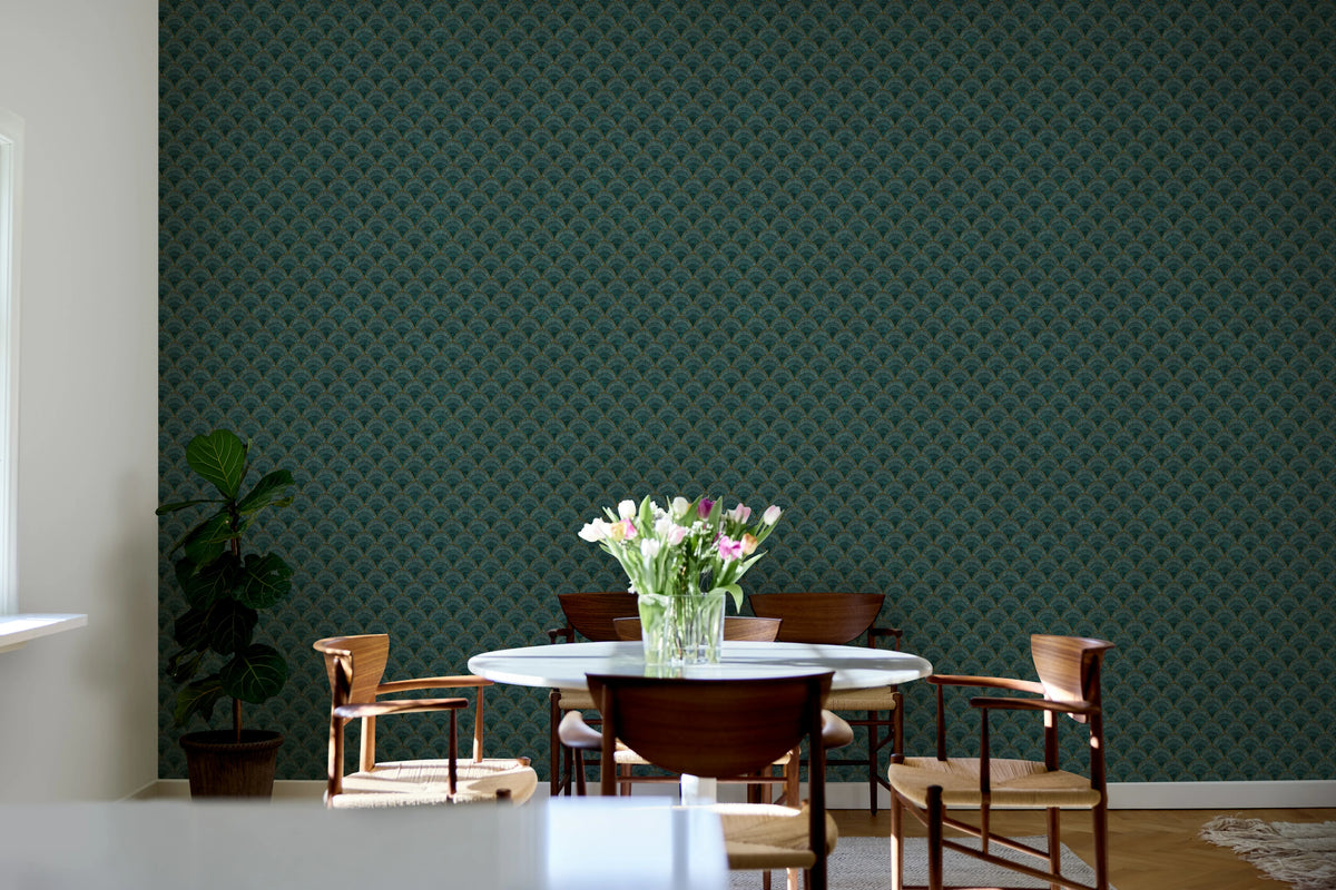Marmaris, Peacocks Mural Wallpaper - room preview 02