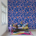 Twilight Garden, Pink Mural Wallpaper - room preview 02
