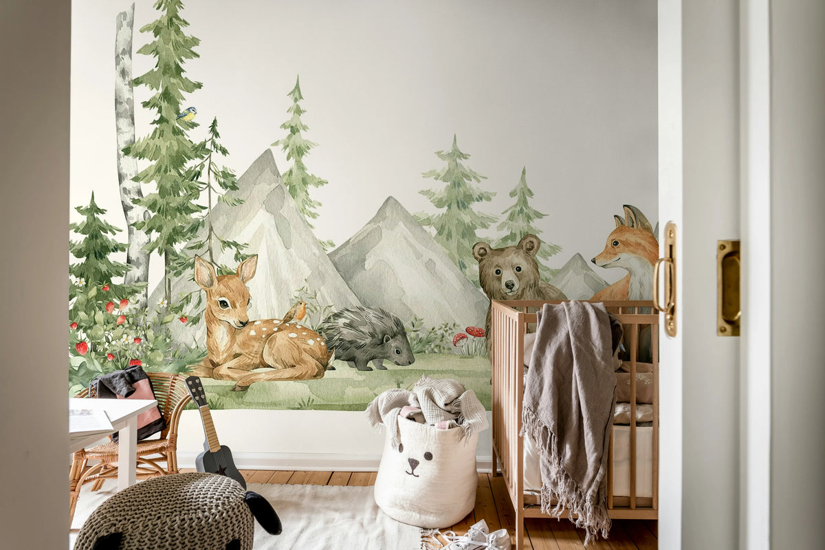 Enchanted Grove, Day Mural Wallpaper - room preview 02