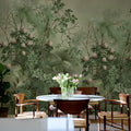 Tropical Bush, Green Mural Wallpaper - room preview 02