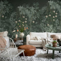 Tropical Bush, Night Mural Wallpaper - room preview 02
