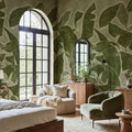 Tropical Breeze, Green Mural Wallpaper - room preview 02