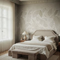 Tropical Breeze, Beige Mural Wallpaper - room preview 02