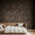 Animal Luxe, Brown Mural Wallpaper - room preview 02