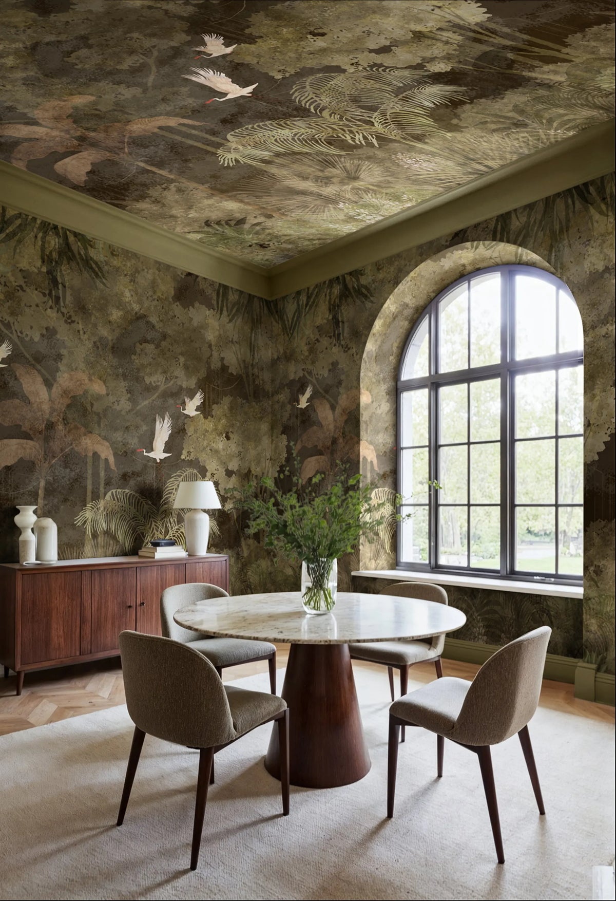 Exotic Eden, Night Mural Wallpaper - room preview 02
