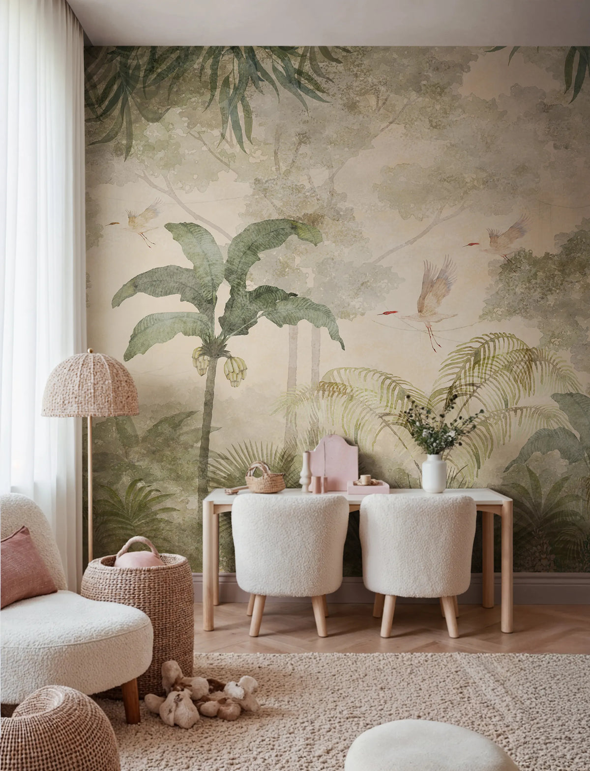 Exotic Eden, Day Mural Wallpaper - room preview 02