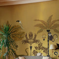Savanna Chic, Yellow Mural Wallpaper - room preview 02